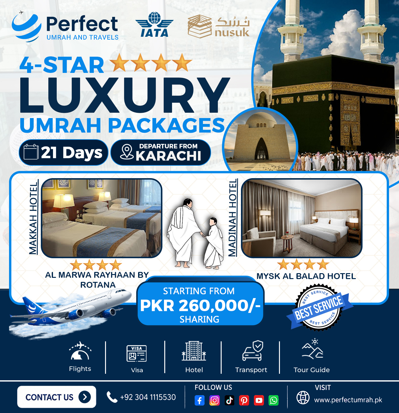 4 Star Luxury Umrah Packages From Karachi